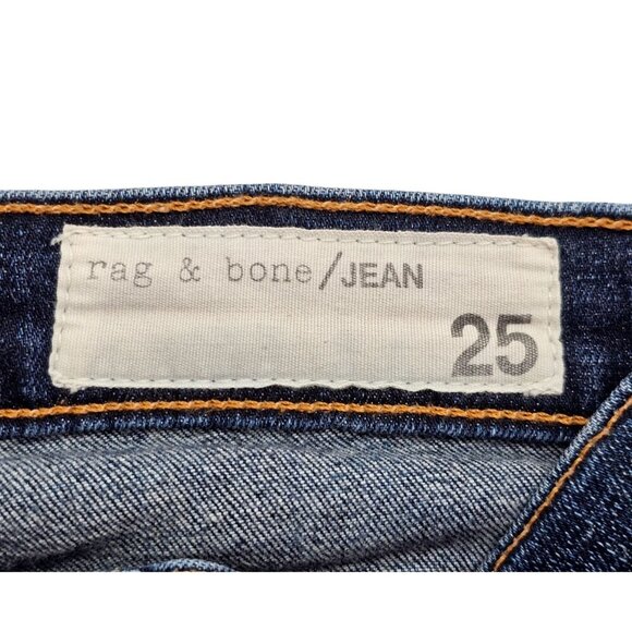 Women's - Rag & Bone High Rise Skinny Jeans, Size 25 - Picture 4 of 9